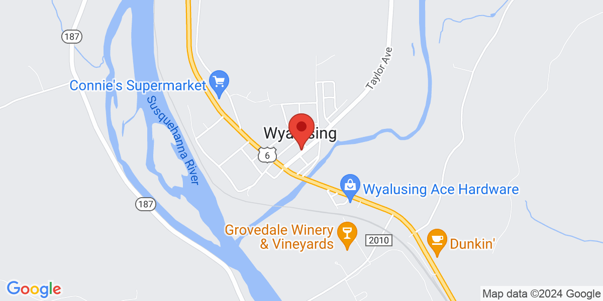 Map of Wyalusing Public Library